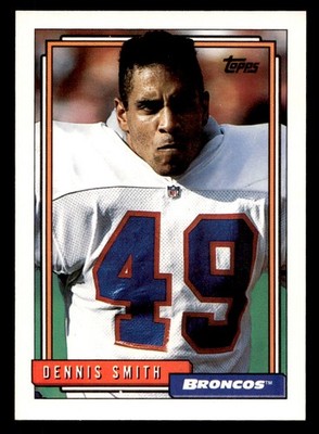 1992 Topps - Dennis Smith #369 Football Sports Card Raw Trading Card
