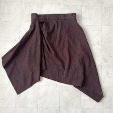 Vivienne Westwood Red Label Asymmetric Skirt Cotton Wool Size 2 Y2K 2Y2078