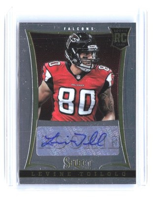 2013 Panini Select Levine Toilolo Rookie Autographs #288 #/499