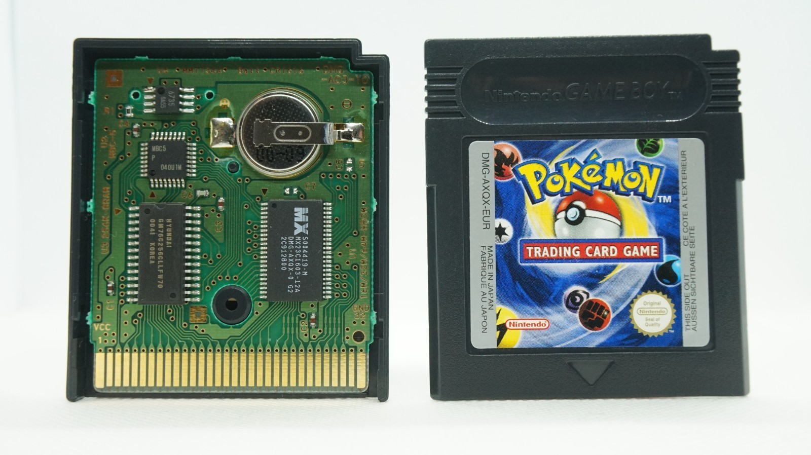 Pokemon Trading Card Nintendo Gameboy Color Game Boy GBC EUR 1999 Sparse Ancient