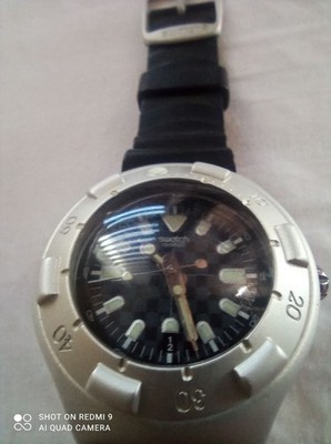 Vintage 1997 Swatch Irony Scuba 200 SWATCH Irony Scuba 200 Aluminum AG 1997 Quartz Watch Men main image 4