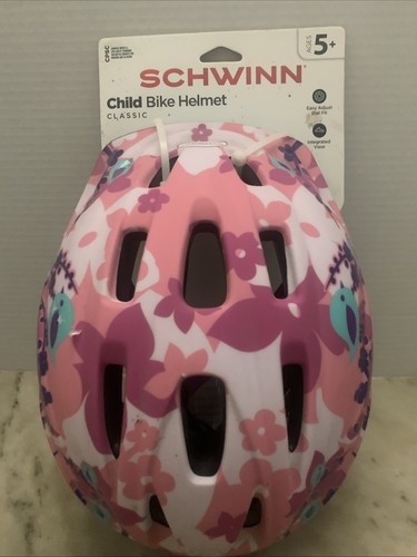 Neu Schwinn Kinder Fahrradhelm 5+ Jahre verstellbares Zifferblatt Passform pink lila türkis - Bild 6 von 6