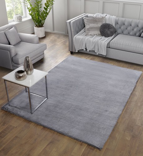 De Punta Luxe Piel Sedoso Alfombra Cuarto Estar Dormitorio Moderno Suave Lisa - Imagen 2 de 49