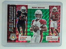 Kyler Murray Fitzgerald Drake 2020 Mosaic Flea Flicker GREEN Arizona Cardinals