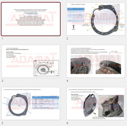 BMW N52 / N53 / N54 / N55 / S55 full swap kit BMW ZF 8HP45, 8HP50, 8HP70, 8HP75 - Picture 6 of 6