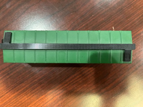 Spur HO,Maßstab 1:87,Güterwagen,Santa Fe ATSF 67392,grün,Jugoslawien,Kunststoff,gebraucht - Bild 3 von 6