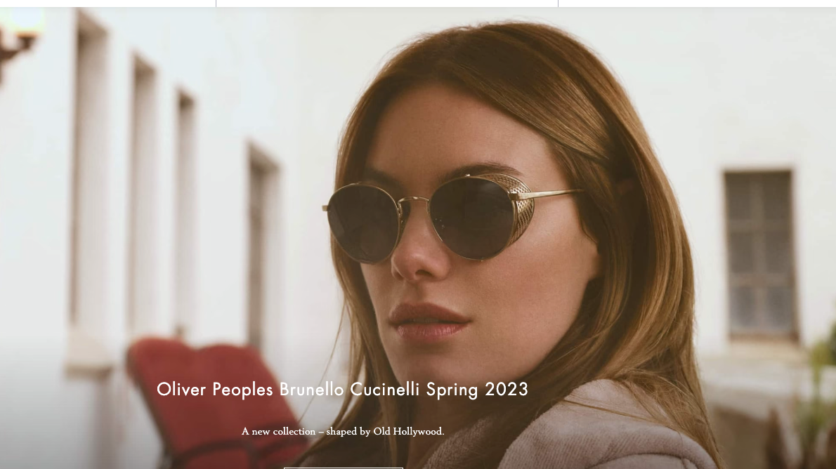 OLIVER PEOPLES Brunello Cucinelli Collection CESARINO 50mm MSRP