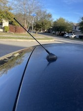 9" Black Stainless Antenna Mast Power Radio AMFM for MITSUBISHI LANCER 2008-2017