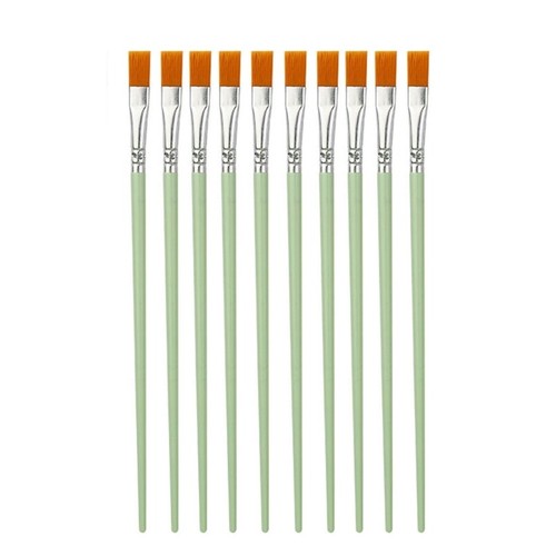 10Pcs Paintbrushes Nylon Artist Acrylic Paint Brushes for Acrylic Oil Watercolor - Picture 14 of 18