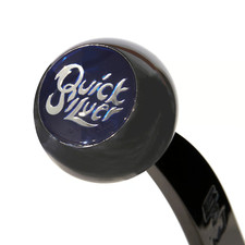 Bm Quicksilver 12 - 20 Unf Thread Size Black Chrome Shifter Knob - 81670