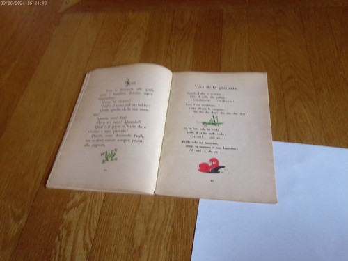 Art Deco 1920s Italian Children's Primer Beautiful Illustrations Schoolbook - Picture 8 of 20