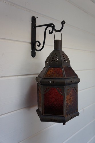 Bracket. Hanging basket bracket. Rustic bracket. - Picture 7 of 8