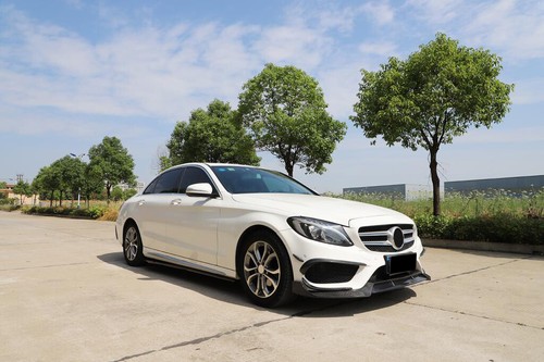 Carbon Fiber Front Bumper Lip For Mercedes W205 C205 C250 C300 Sport C43 2015+ - Picture 14 of 18