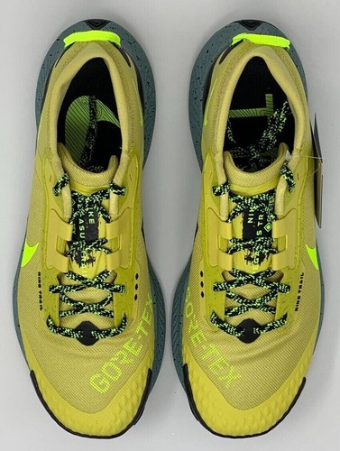 New Men's Nike Pegasus Trail 3 GTX Shoes Celery Volt (Yellow Black) #DC8793 300 - 第 6/10 張圖片