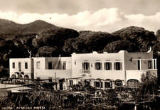 c1962 RPPC Postcard: Ischia Island Retreat, Pensione Pineta, Italy - 4x6"