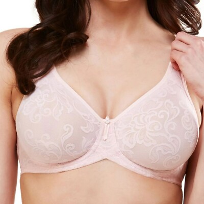 NWT Lunaire Versailles Underwire Bra 13211 - Blush Pink