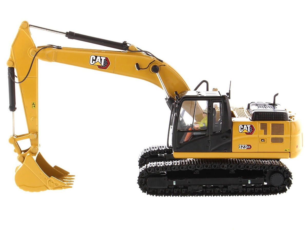 CAT CATERPILLAR 323 GX EXCAVATOR W/OPERATOR 1/50 MODEL BY DIECAST