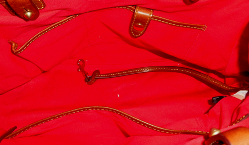 CARTERA FLORENTINA DOONEY & BOURKE Wilson negra con correa desmontable bronceada bolsa difícil de encontrar - Imagen 10 de 18