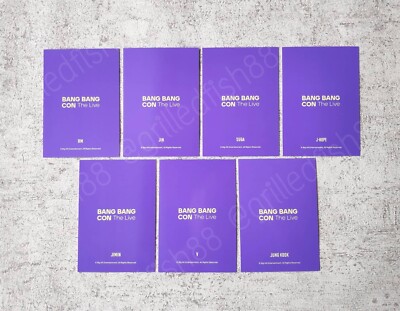 BTS Bang Bang Con Portable Charger Photocard PC Complete