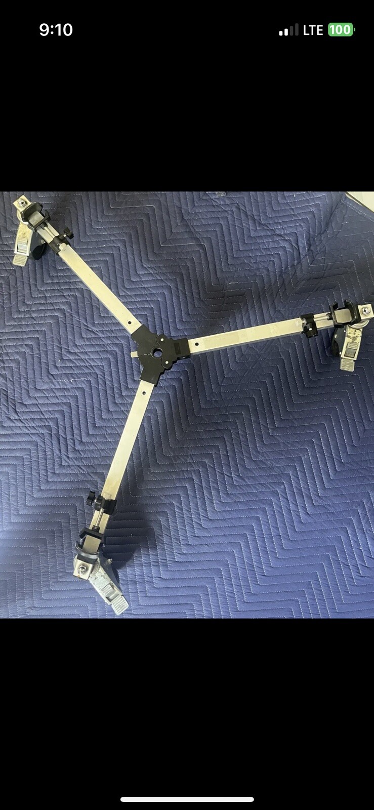 ITE D40 Lighting Stand Dolly | Video Tripod Dolly HEAVY DUTY 4&rdquo; wheels.