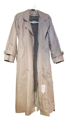 London Fog Women Trench Coat Size 10 Pettite 