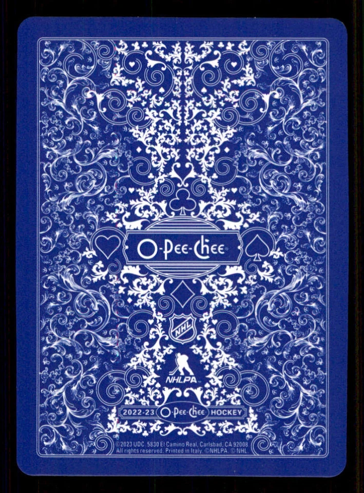 2022-23 O-Pee-Chee Playing Cards #10DIAMONDS Lucas Raymond - Image 2 of 2