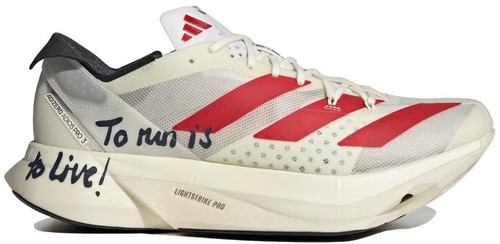 Adidas Adizero Adios Pro II New Running Shoes White-Red Size 6 UK