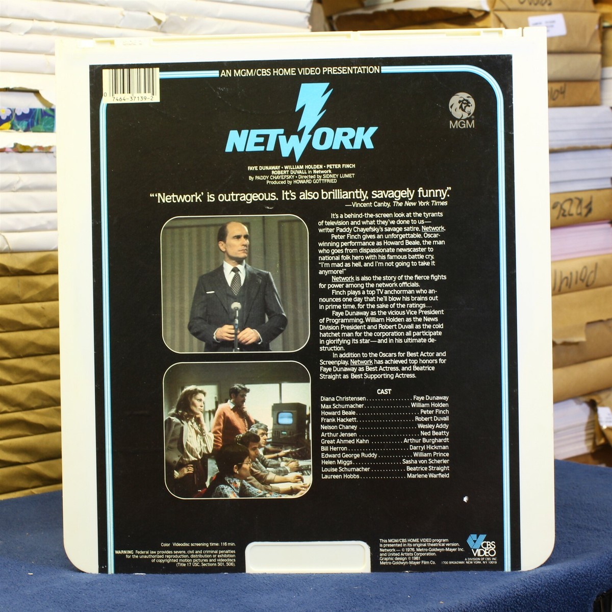 Network - Faye Dunaway Peter Finch Robert Duvall #87968 - CED V | eBay UK