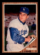 1962 Topps Baseball #297 Ron Perranoski NM - NM/MT