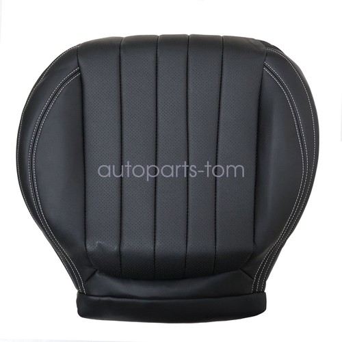 For 2017-2020 Mercedes Benz E350 E400 Driver & Passenger Bottom Seat Cover Black - Picture 4 of 16