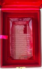 New in Red Box STEUBEN PREAMBLE to CONSTITUTION Crystal USA AMERICA Rare Gift