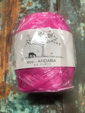 Hamanaka Eco - Andaria Pink Craft Raffia 40g/80m 46