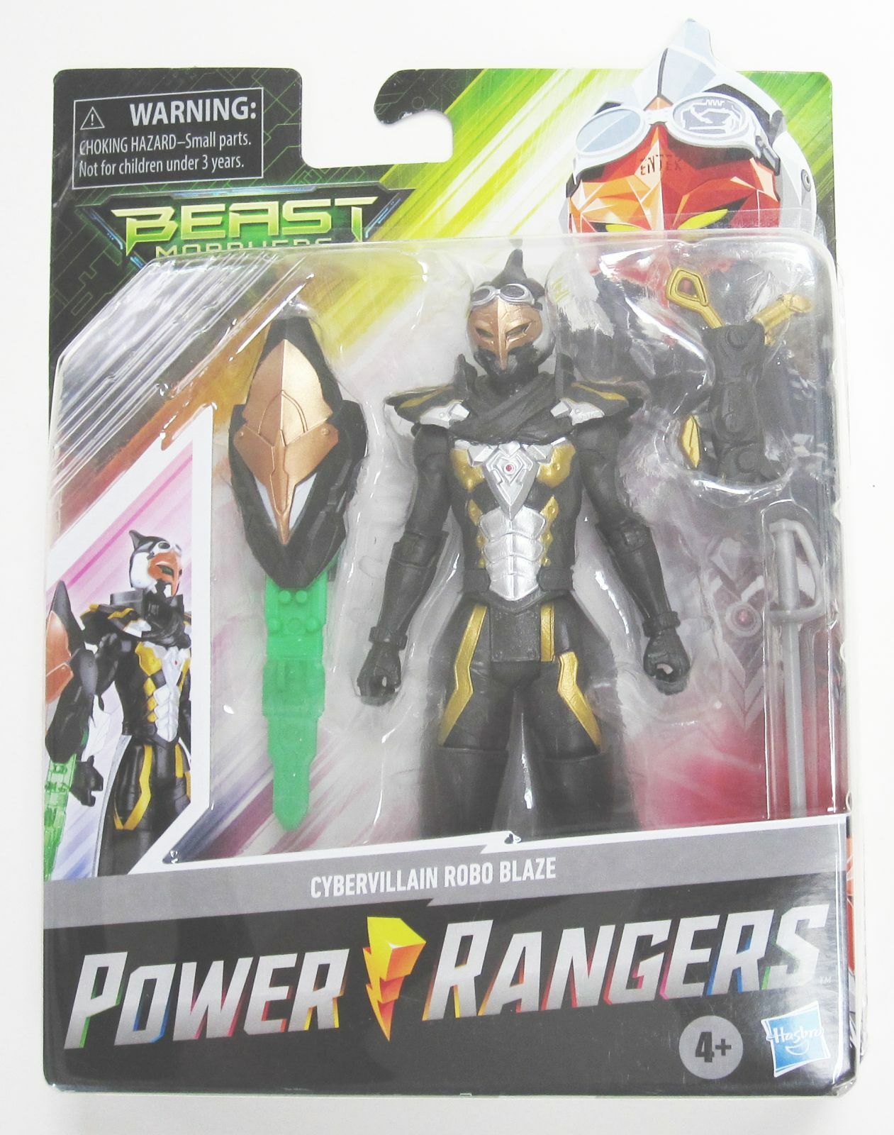 Power Rangers Cybervillain Robo Blaze Action Figure Beast Morphers NEW SEALED