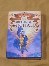 BoxedArchangel Michael Oracle Cards by Doreen Virtue with Guidebook & 44 Cards. 