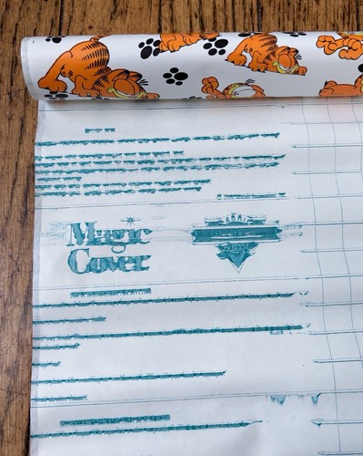 Vintage Garfield Contact Paper Shelf Liner Adhesive Cat Crafts Junk Journaling - Picture 6 of 8