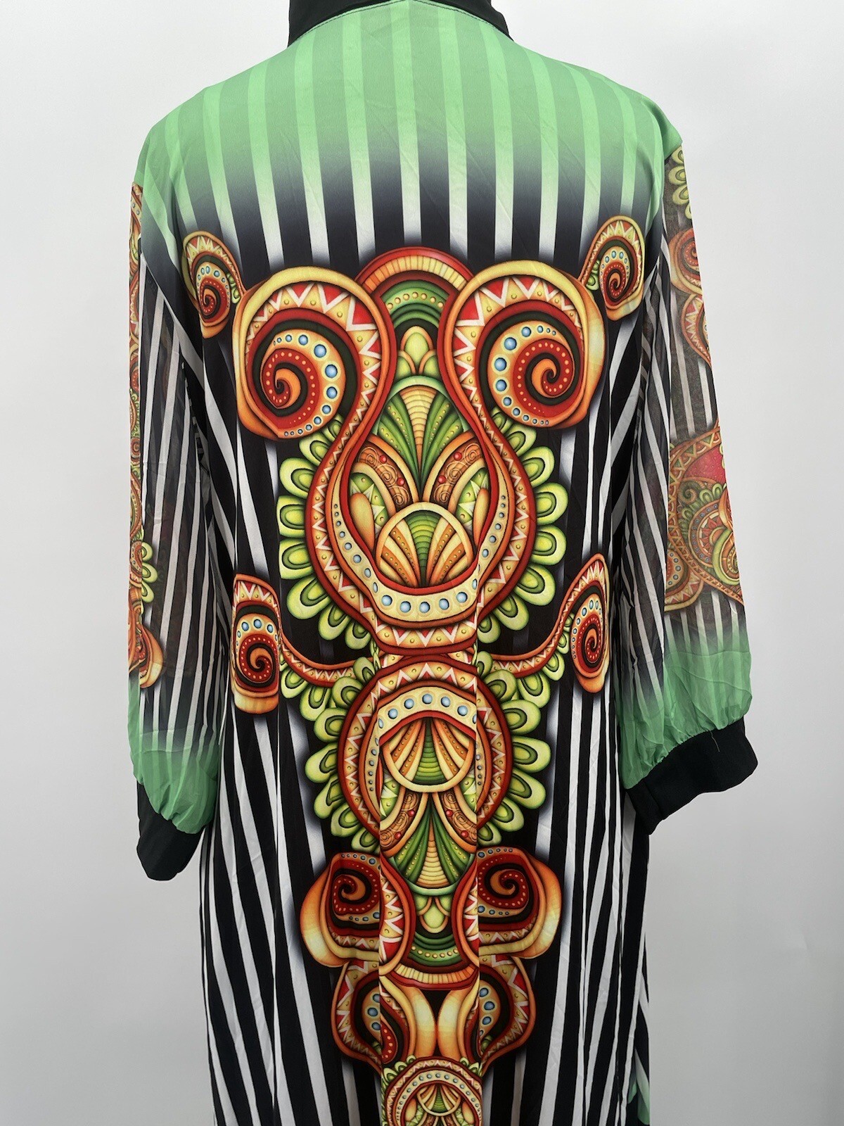 High Quality Polyester Front Button Down 3/4 Slev… - image 20