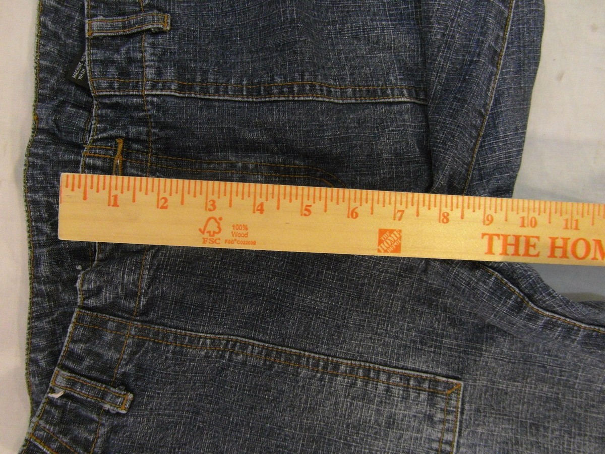Adult Women's Rue 21 Dark Blue 100% Cotton Denim Zipper Fly