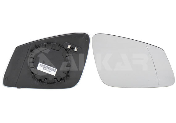 Right ALKAR 6476845 Mirror Glass, outside mirror for BMW