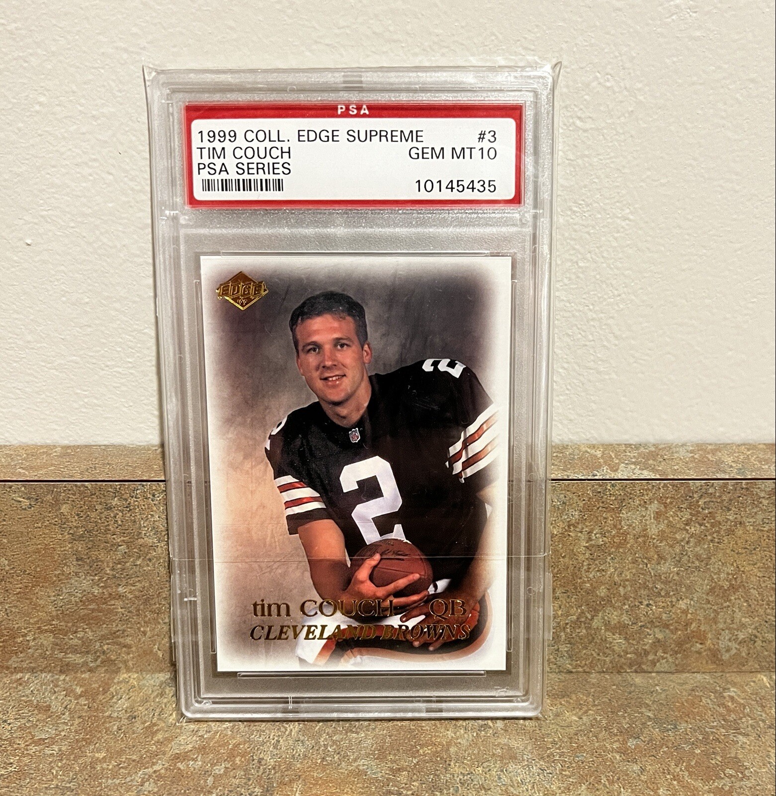 Tim Couch Collector's Edge Supreme PSA Series #3 PSA Series
