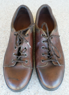 Timberland dark brown leather, casual oxfords, Men display picture 1