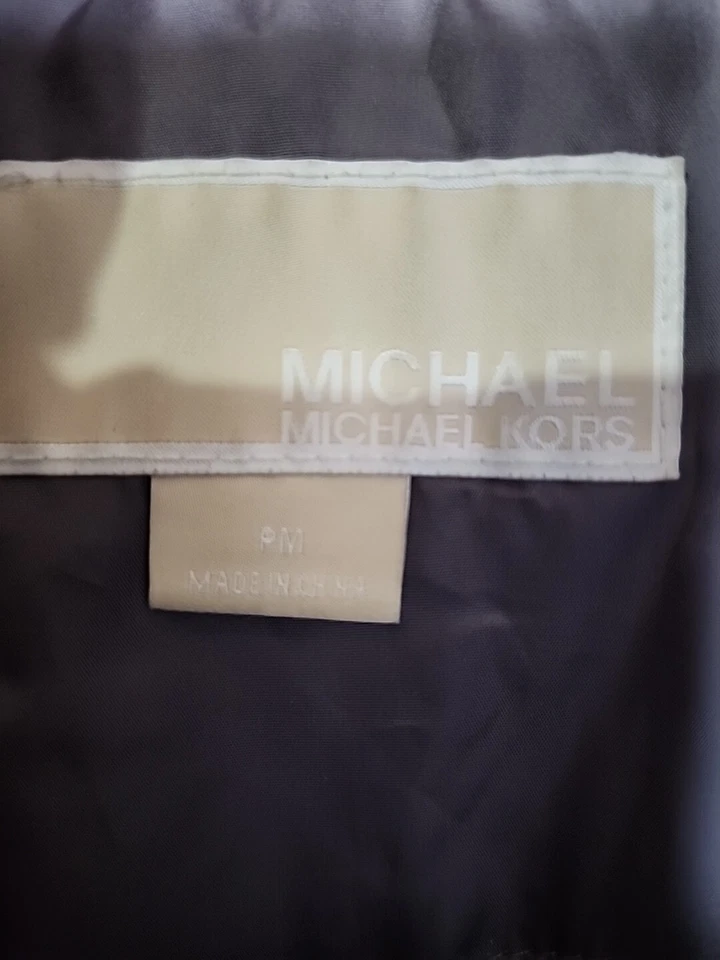 Abrigo Chaqueta Acolchada Larga Capucha Extraíble Plumón de Ganso Michael Kors Mujer PM Foto 3 de 4