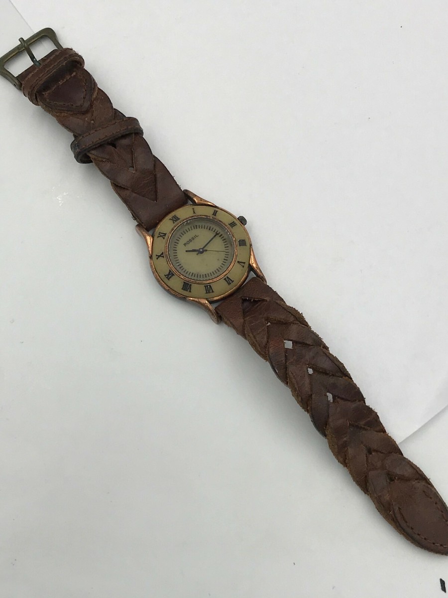 Fossil watch DZ6765 Stone on Copper Very rare Working New Fossil watch DZ6765 Stone on Copper Very rare Working New