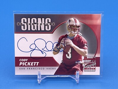 Cody Pickett - 2004 Bowman Football Signs of the Future RC #SF-CP Auto