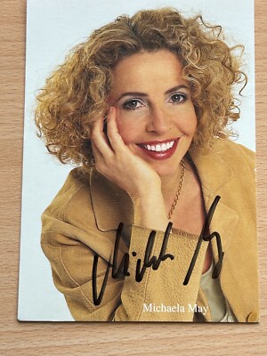 Michaela May Autogrammkarte original signiert #S4108