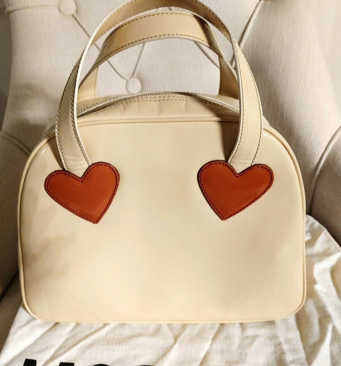 Authentic Rare Vintage 1980s Moschino Redwall 