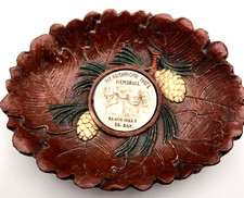 Mount Rushmore Bowl 1970s burwood Black Hills S Dakota Nat'l memorial Grannycore