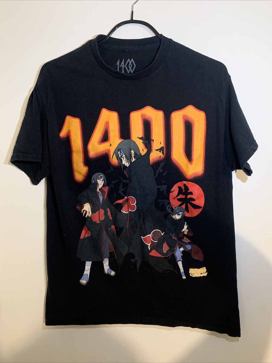 Naruto Shippuden itachi uchiha 1400 viz Shirt Adult Medium Black