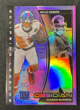 Malik Nabers /50 Eclipsing Legends Purple Panini Obsidian 2024 #15 New York