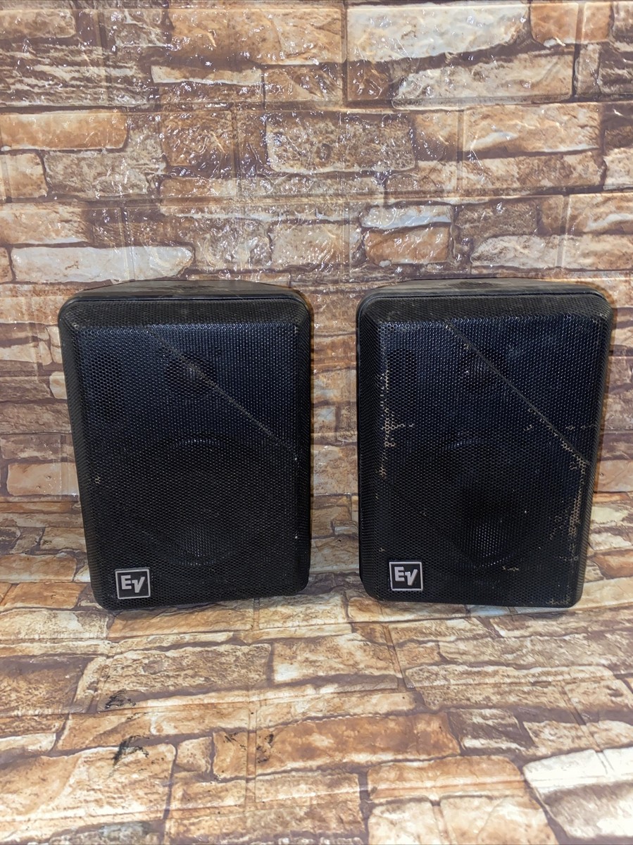 S-40T ELECTRO VOICE COMPACT MONITORS. Pair EV Compact Speakers 9.5 