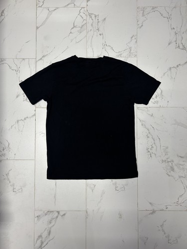 T-shirt Double A By Wood con logo ricamato in legno taglia grande - Foto 4 di 4